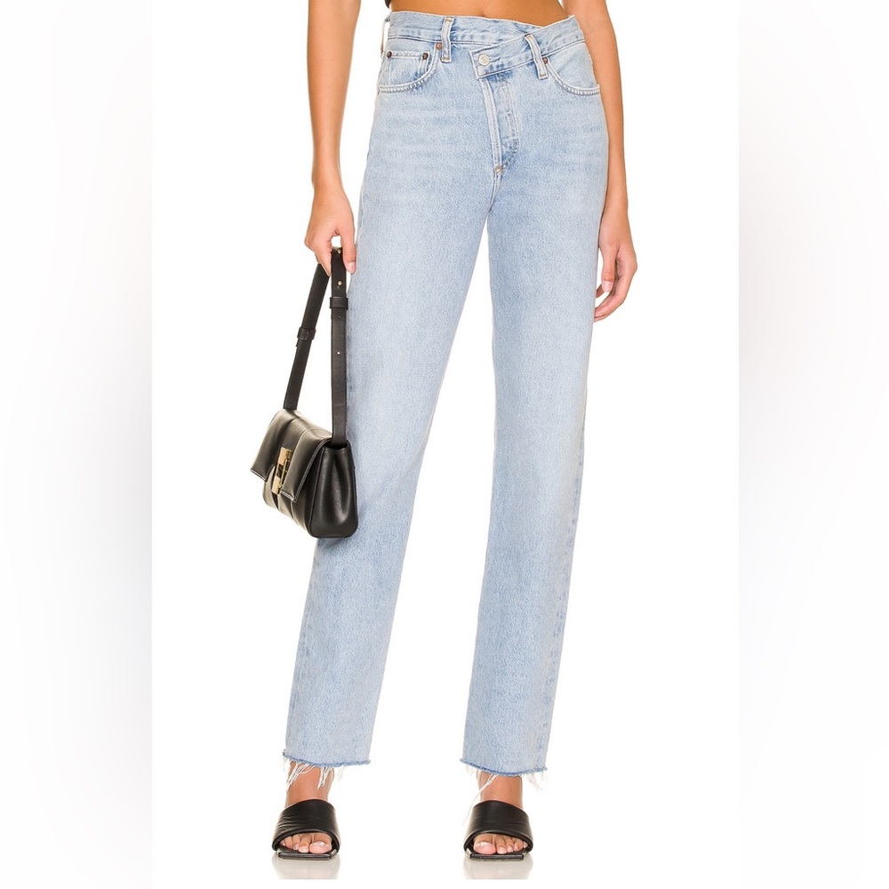 Agolde Criss Cross Straight Jeans